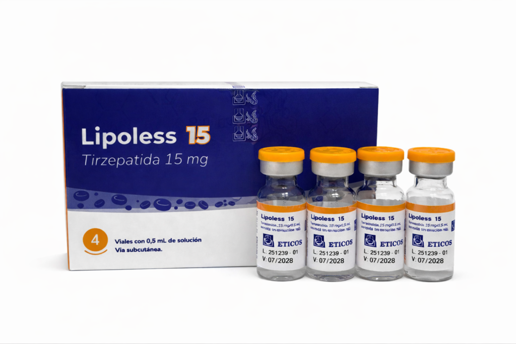 Lipoless 15mg - 4 ampolas