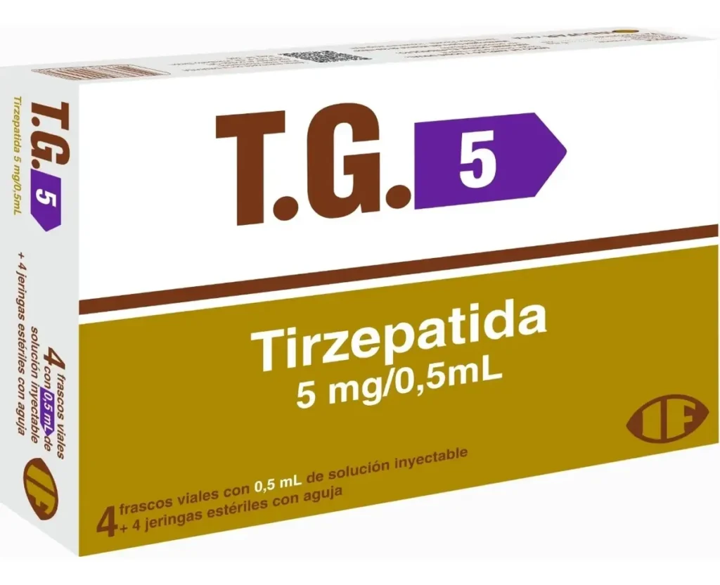 TG 5mg -  4 ampolas