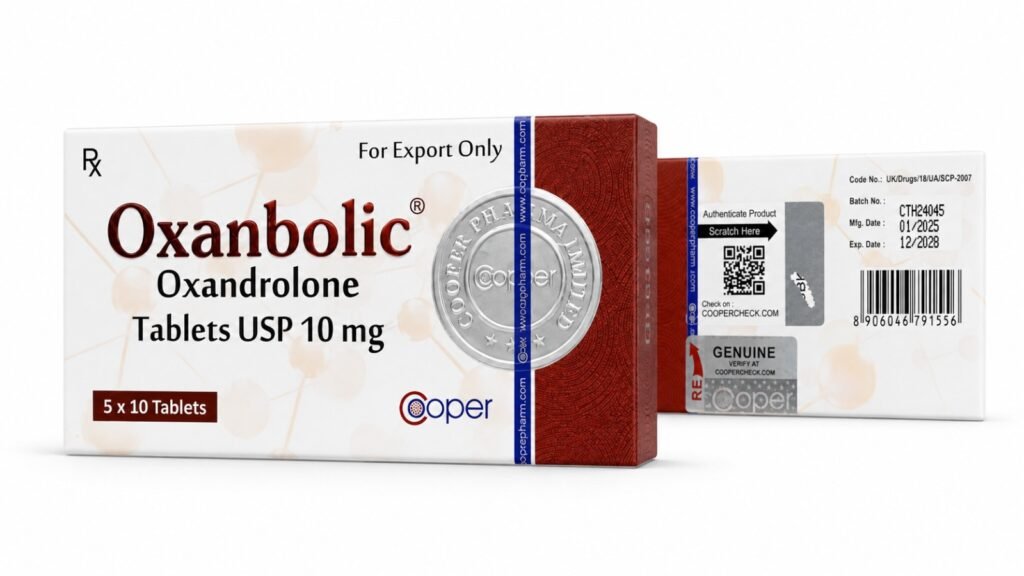 Oxanbolic – Oxandrolona 10 mg – 50 Comprimidos | Cooper Pharma