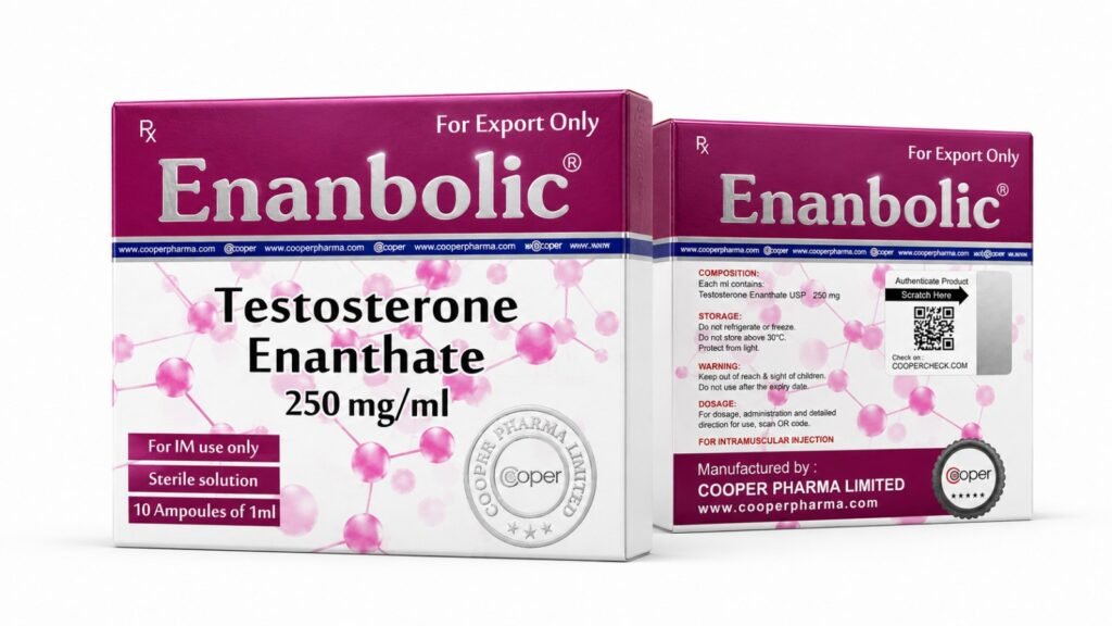 Enanbolic – Enantato de Testosterona 250 mg/mL – 10 Ampolas | Cooper Pharma