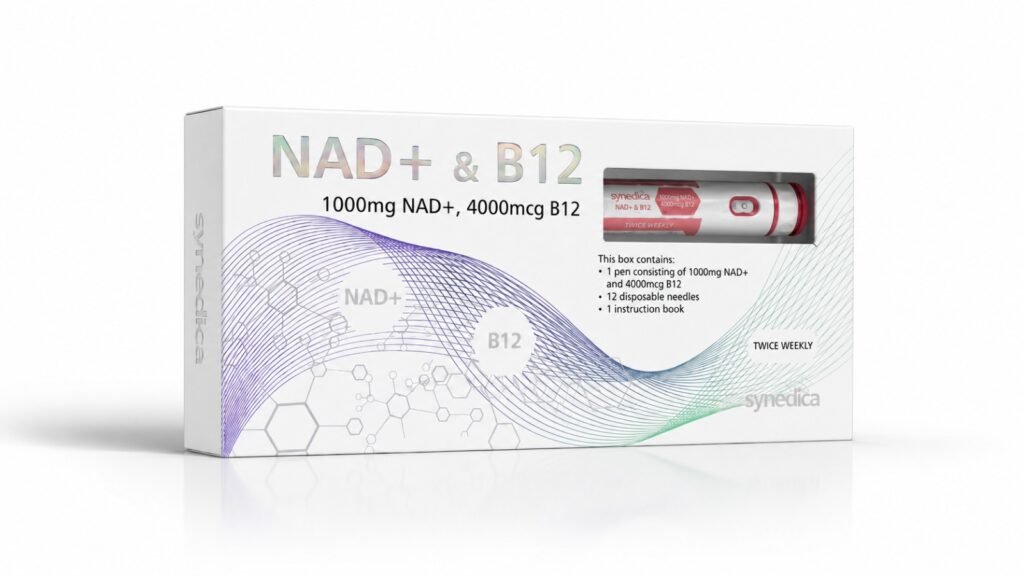 NAD+ & B12 Synedica 1000 mg + 4000 mcg